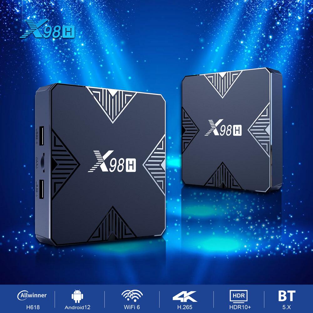 New Arrival: X98H Allwinner H618 smart tv box