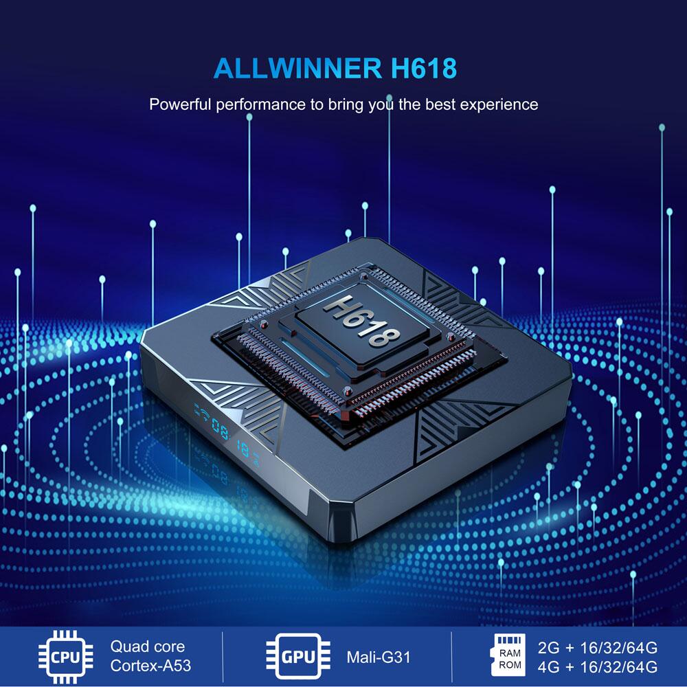 New Arrival: X98H Allwinner H618 smart tv box