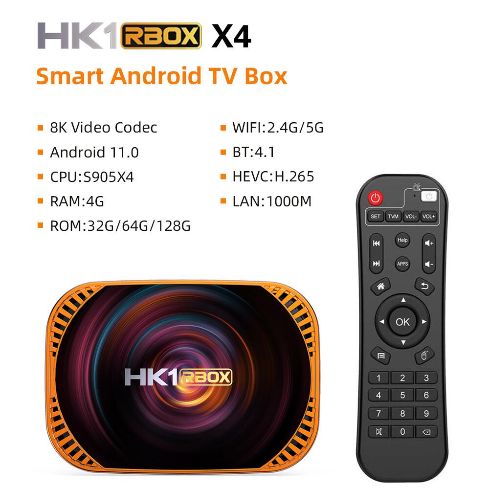 OEM HK1 X4 amlogic S905X4 smart tv box: from China manufacturer