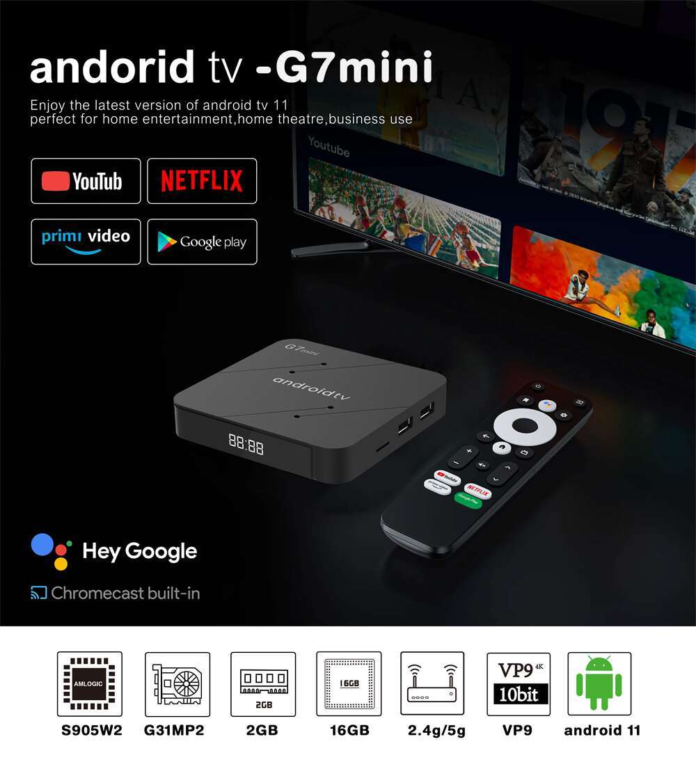 OEM G7mini Amlogic S905W2 ott tv box: Quality Assurance with Customization