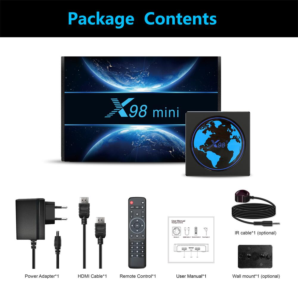 China-Make X98mini Amlogic S905W2 ott tv box: Quality Entertainment Choice