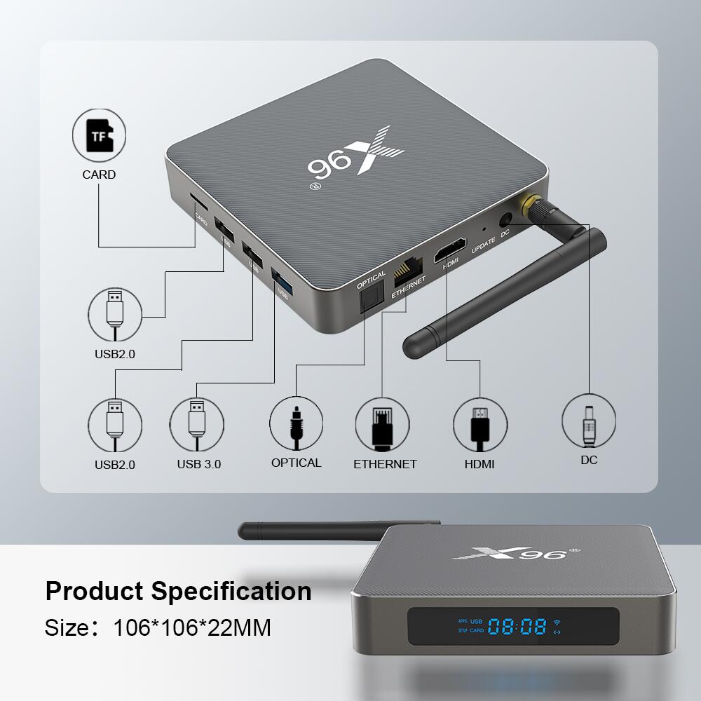 X96 X6 Rockchip RK3566 smart tv box: Your Ticket to a World of Entertainment