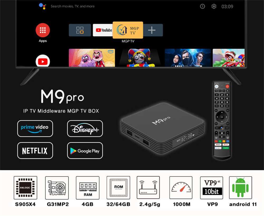 ODM M9 Pro IPTV Boxes: Driving Entertainment Innovation