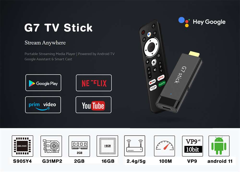 Upgrade Your Entertainment Setup with G7 stick IPTV Boxes