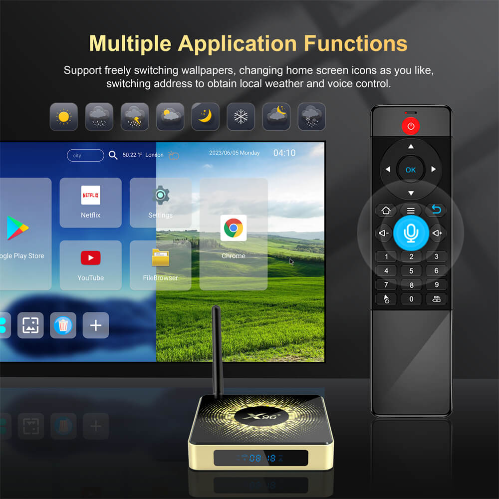 ODM X96 X10 Amlogic S928X android tv box: Driving Entertainment Innovation