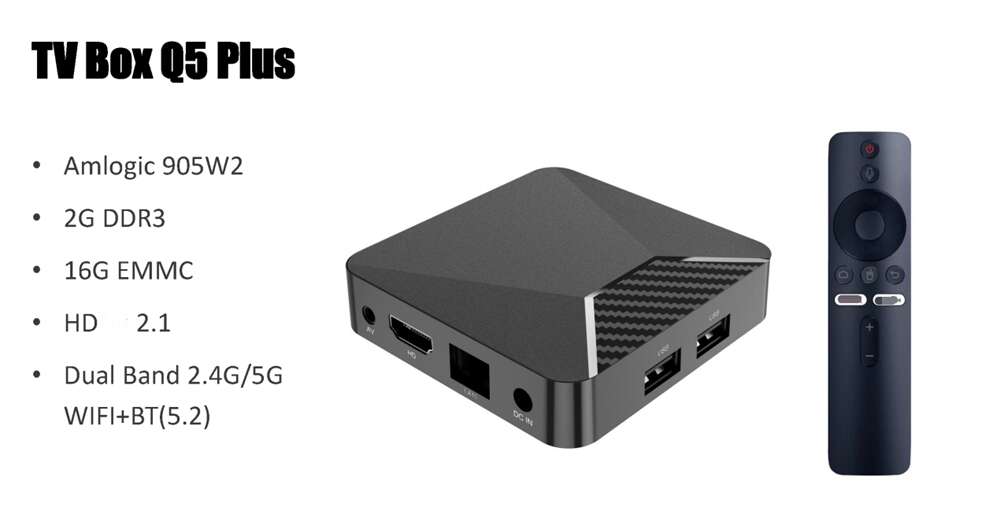 Q5PLus Amlogic S905W2 ott tv box - The Ultimate Solution for TV box